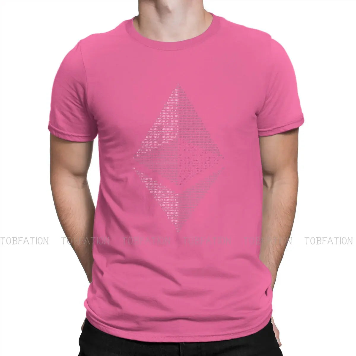 Ethereum ETH Logo Binary T-Shirt
