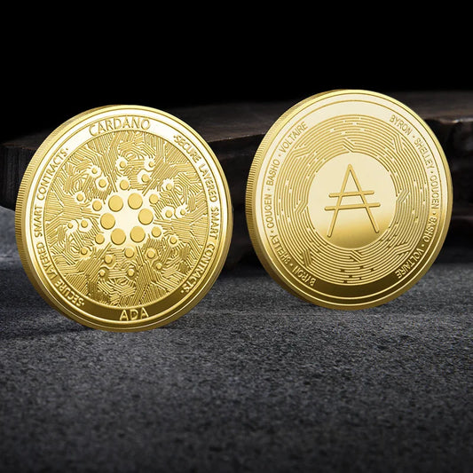 Gold Plated ADA Physical Coin For Cardano Lovers