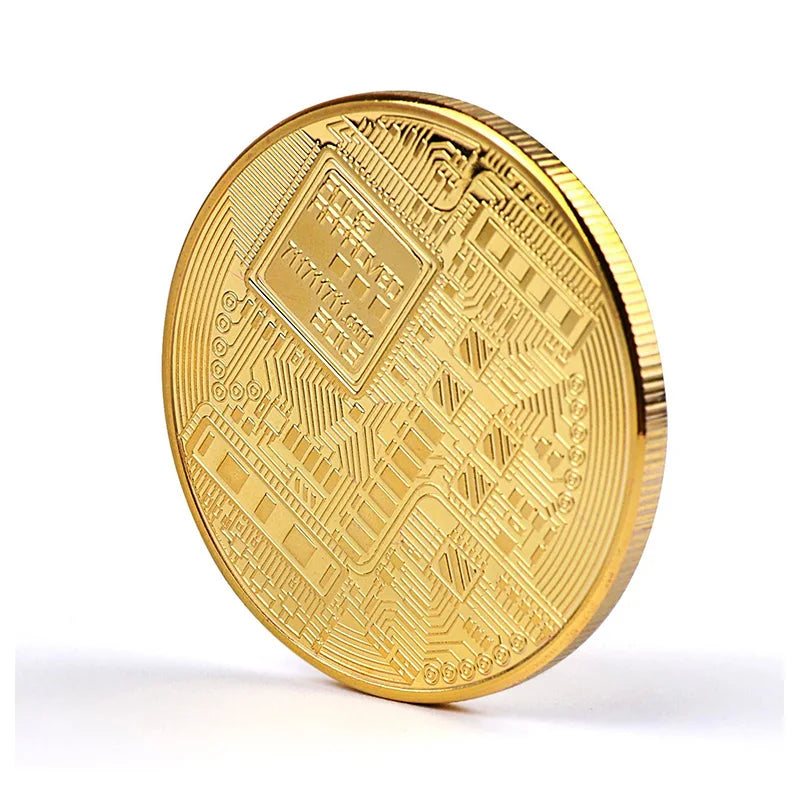 Bitcoin Physical Coins Collectible Art Collection (5pcs)