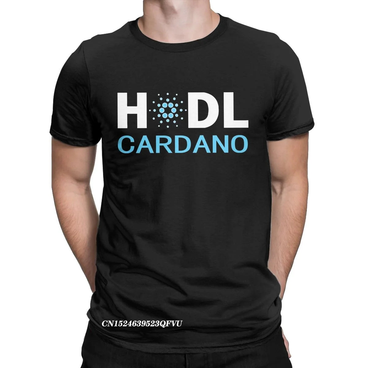 Casual Cardano Hodl T-Shirts Men Women's Round Collar Cotton Tops T Shirts ADA Crypto Coin Cryptocurrency Tee Shirt Summer