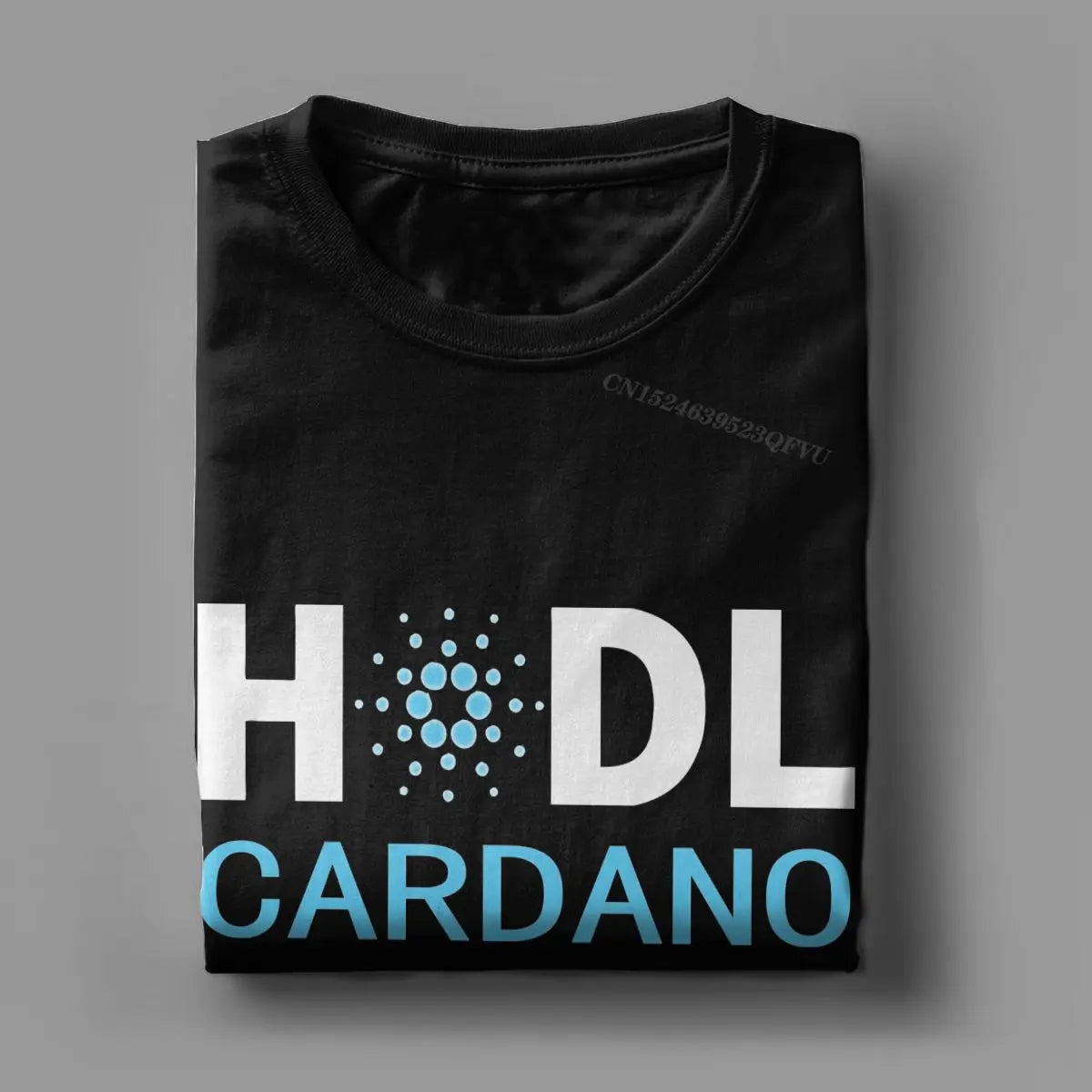 Casual Cardano Hodl T-Shirts Men Women's Round Collar Cotton Tops T Shirts ADA Crypto Coin Cryptocurrency Tee Shirt Summer